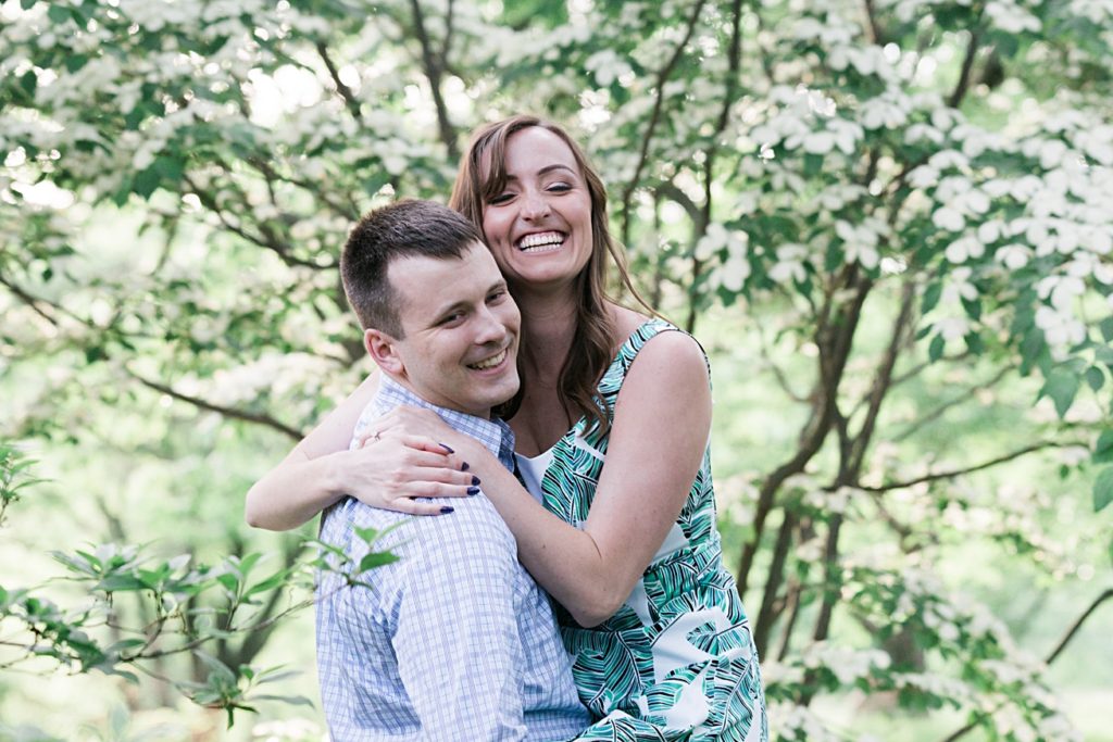 Happy, Fun, Relaxed Couple | Engagement Session | Boston