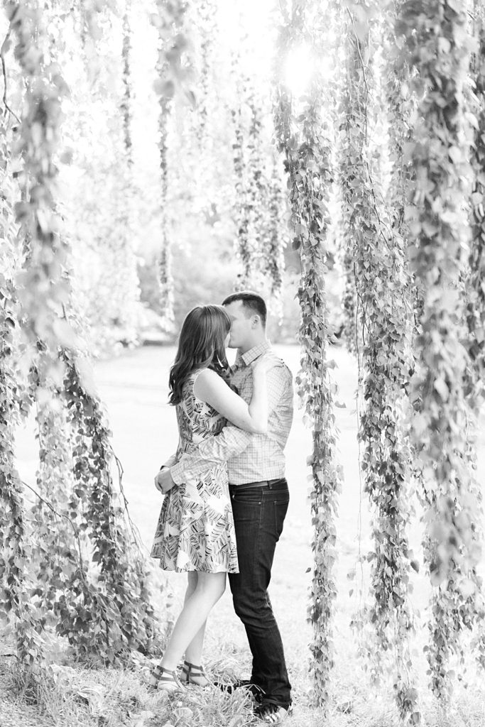 Classic Black and White Engagement Photography in Boston